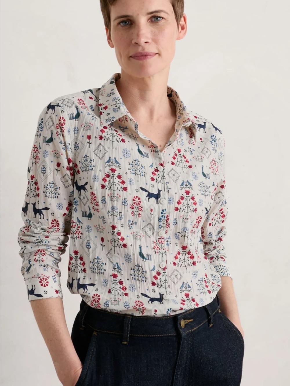 Seasalt Cornwall Larissa organic cotton shirt
